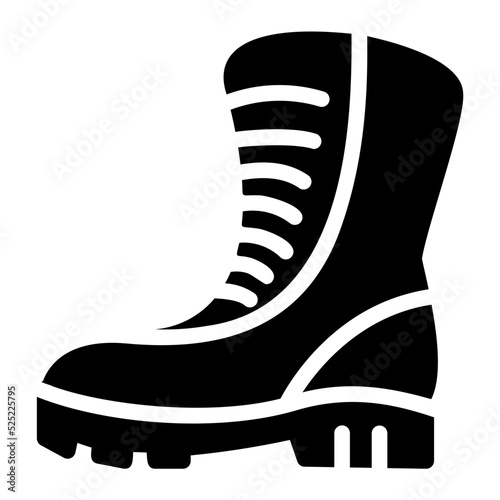 boot glyph icon