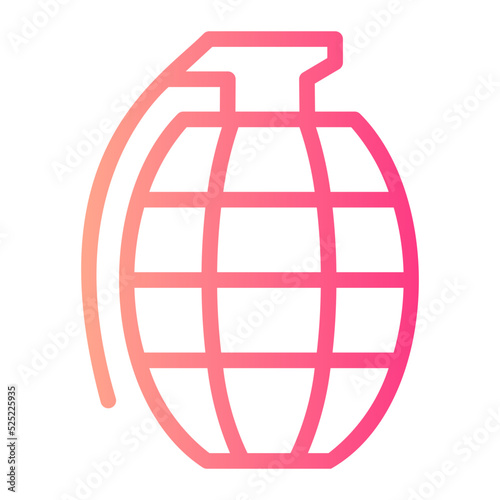 grenade gradient icon