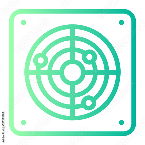 radar gradient icon