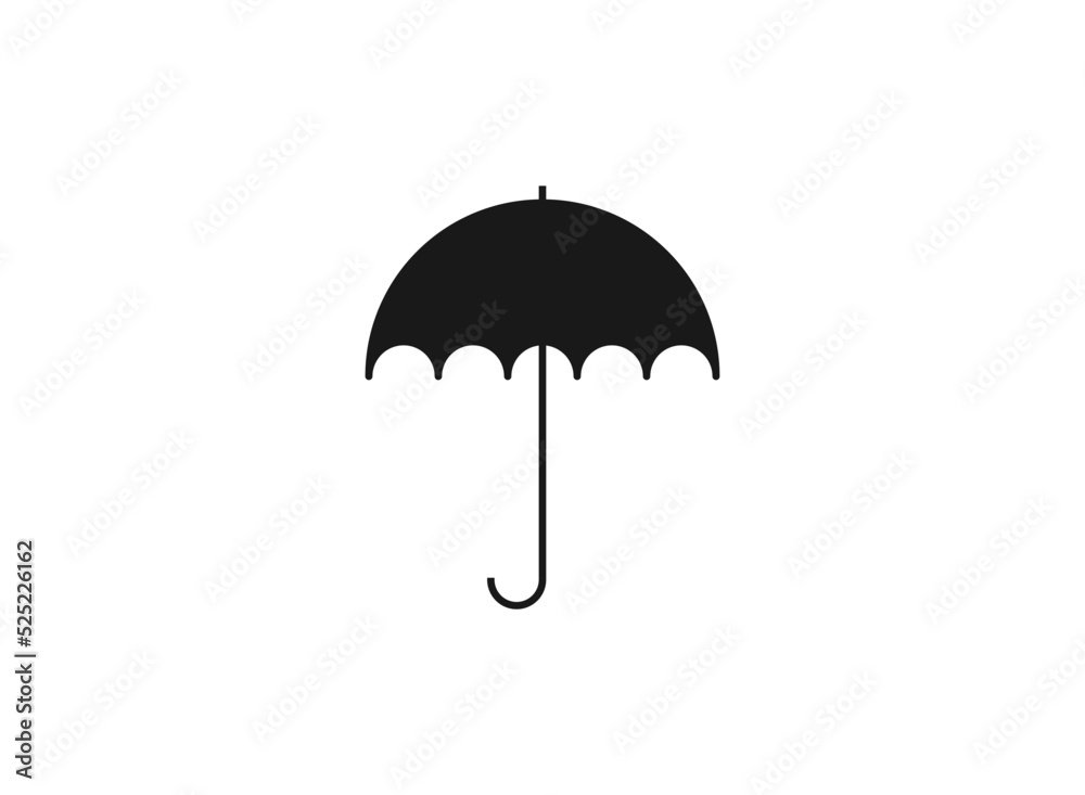 Umbrella icon for graphic design projects. eps 10. Umbrella icon for graphic design projects. eps 10.