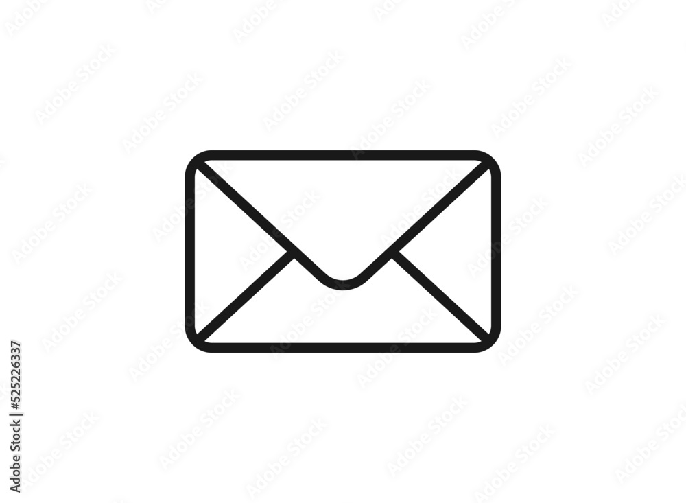 Message Icon. Email or News Illustrations - Vector, Sign and Symbol for Design, Message Icon. Email or News Illustrations - Vector, Sign and Symbol for Design,