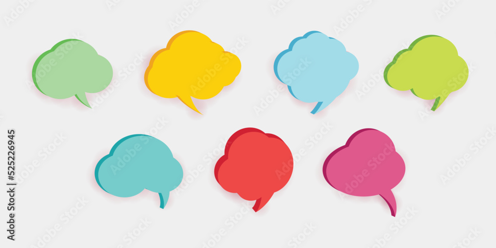 Chat Speech Bubble Communication collection set Chat Speech Bubble Communication collection set
