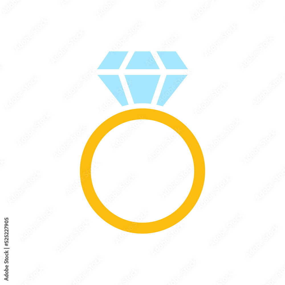 Vector diamond ring Two gold rings are related on the day of the wedding. Vector diamond ring Two gold rings are related on the day of the wedding.