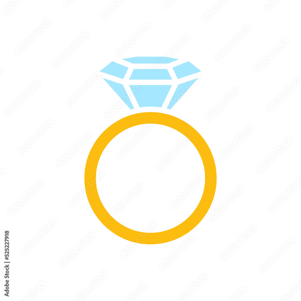 Vector diamond ring Two gold rings are related on the day of the wedding. Vector diamond ring Two gold rings are related on the day of the wedding.