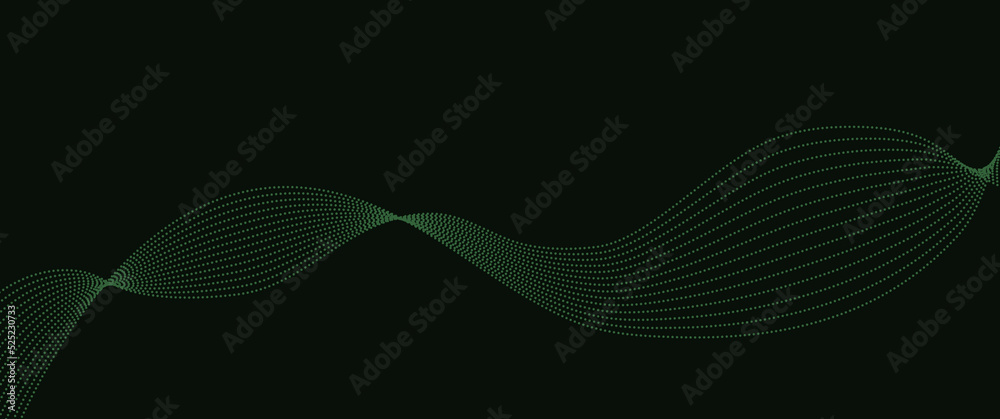 Abstract and seamless wavy lines made with dots vector design concept, seamless wavy dots background, can be used for background, website, landing page, prints, banner, or card