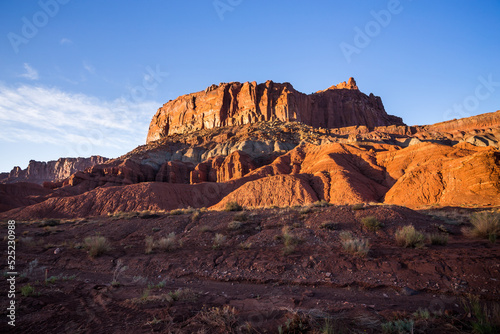 Beautiful landscape in the Capitol Reef National Park in Utah, USA