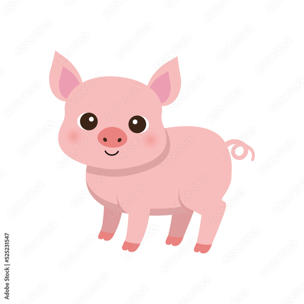 Pig Design Very Cute Animal