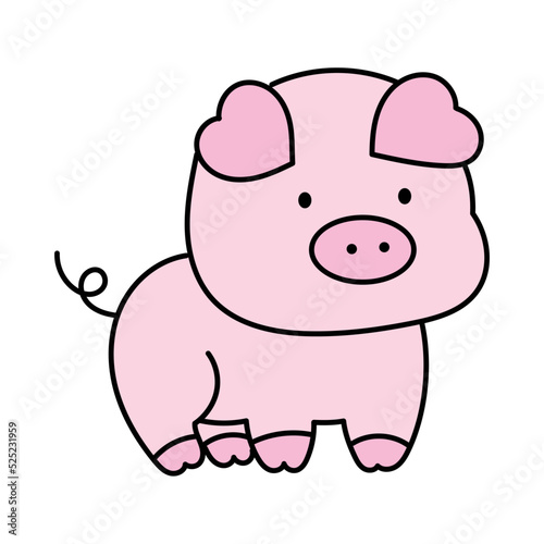 Pig Design Very Cute Animal