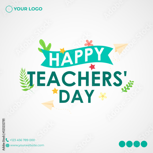 Vector illustration for World Teachers Day