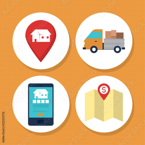 Free Download real estate icons set - GFXLoad