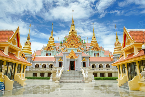 Phra Mahathat Chedi Phakdee Prakat in Prachuap Khiri Khan, Thailand.