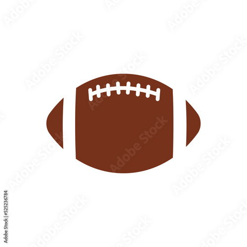 Vector pattern design oval ball in sports american football popular sport competition to find winner