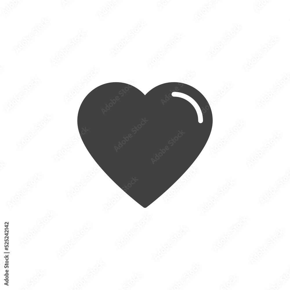 Heart vector icon