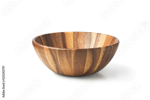 Bowl made of natural wood.
