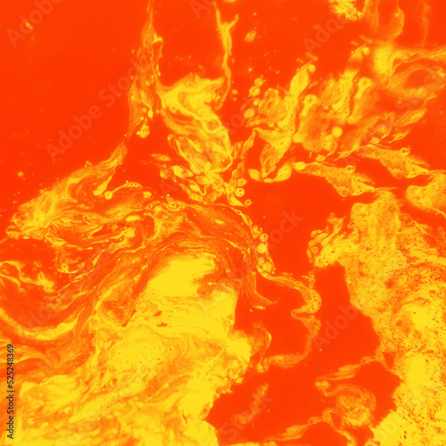 Abstract background in orange and yellow colors. Fire and flames burn energy.