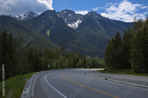 Landscape at Banff-Windermere Highway in Kootenay National Park,British Columbia,Canada,North America 