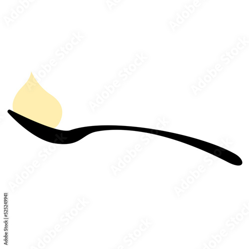 スプーンで食事をするアイコン