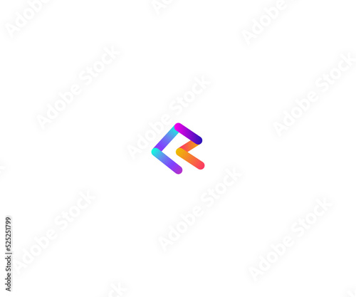CR, RC Letter Logo Vector Template Abstract Monogram Symbol