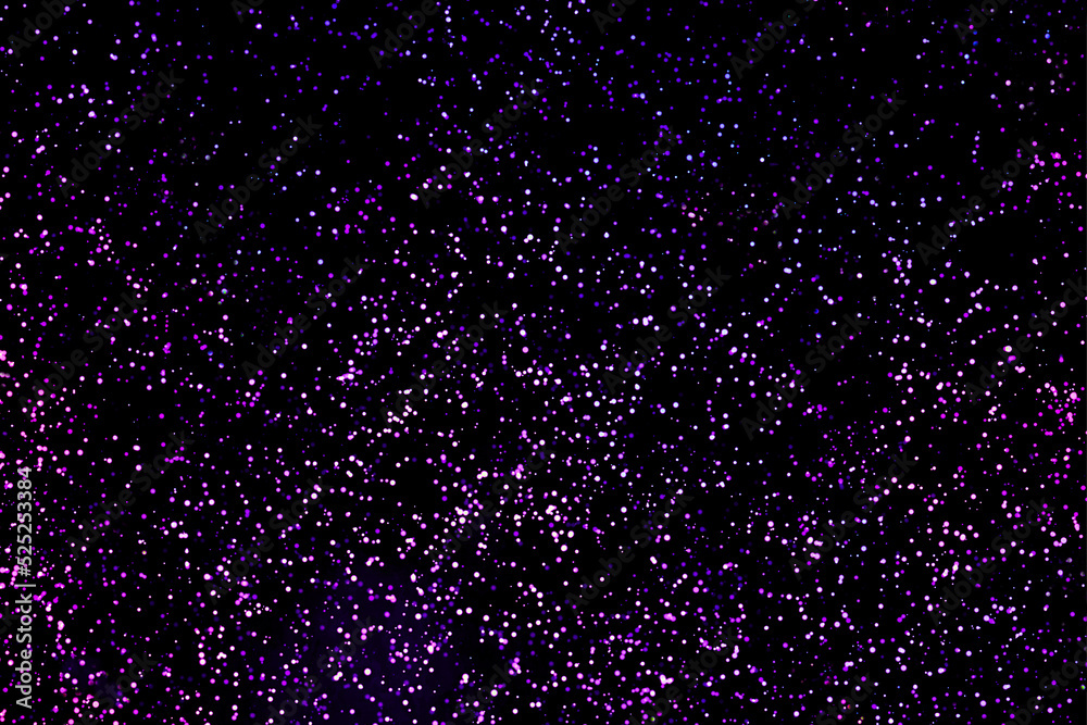 Violet or purple galaxy space background. Starry night sky background ...