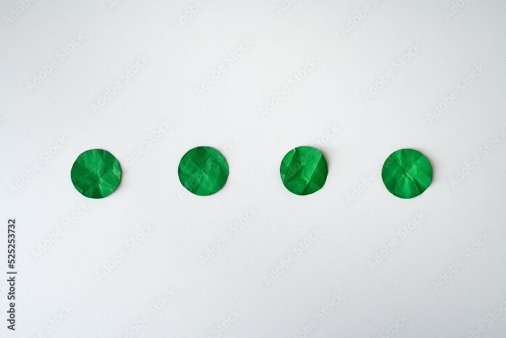 Green Circle paper dots
Green Circle paper dots
