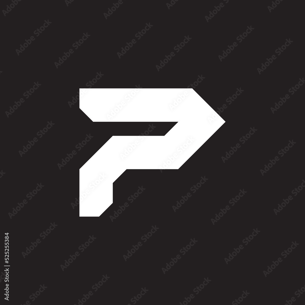 P Letter Sign, Symbol, Modern, Futuristic, Technology Logo Design Vector P Letter Sign, Symbol, Modern, Futuristic, Technology Logo Design Vector
