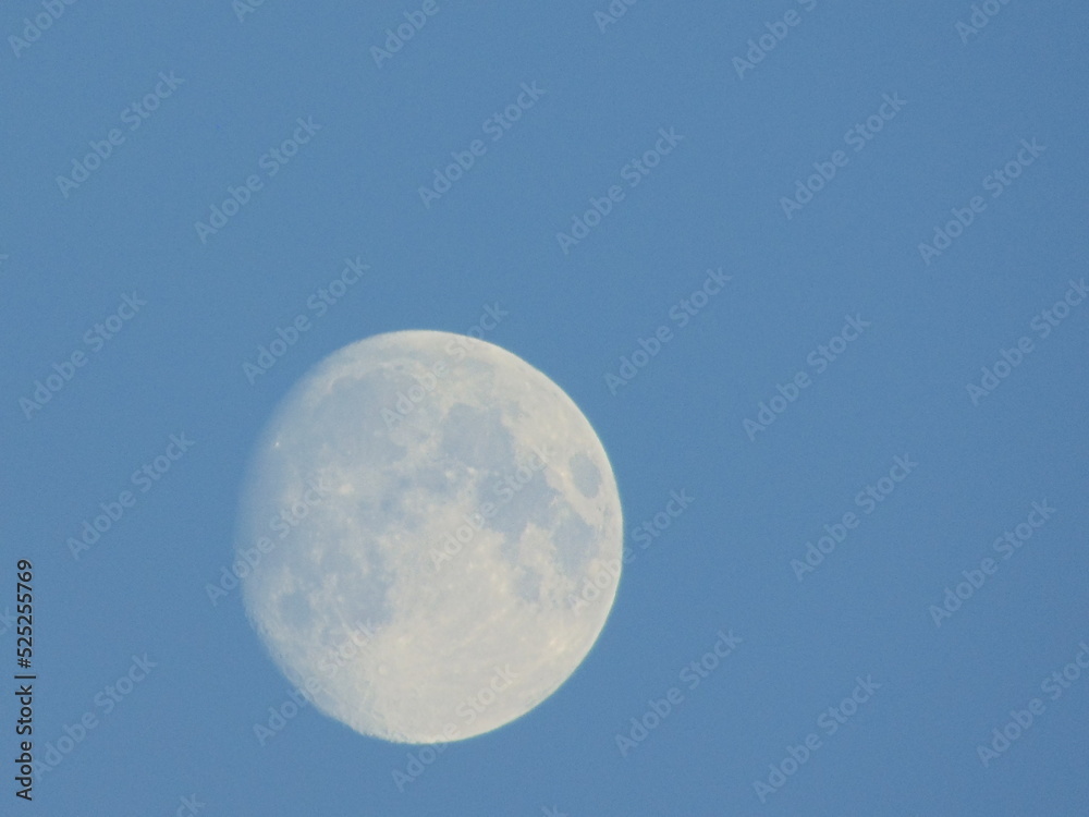 Moon on day light Moon on day light
