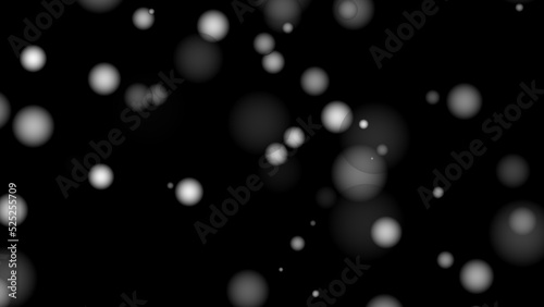 Fotografi Black and white sphere particle wallpaper or home screen or screen saver animati