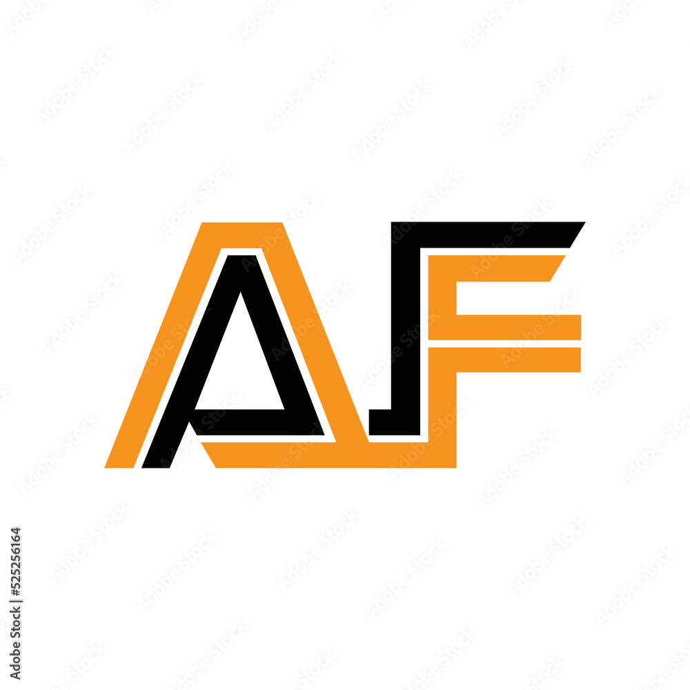 Initial Letter Unique and Creative AF Logo vector design . it can be used for any type of business company. Initial Letter Unique and Creative AF Logo vector design . it can be used for any type of business company.