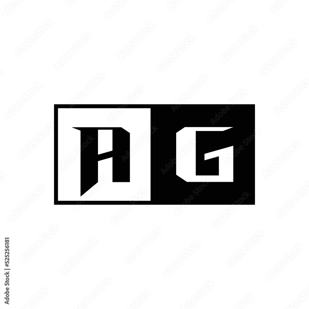 Initial Letter Unique and Creative AG Logo vector design . it can be used for any type of business company. Initial Letter Unique and Creative AG Logo vector design . it can be used for any type of business company.
