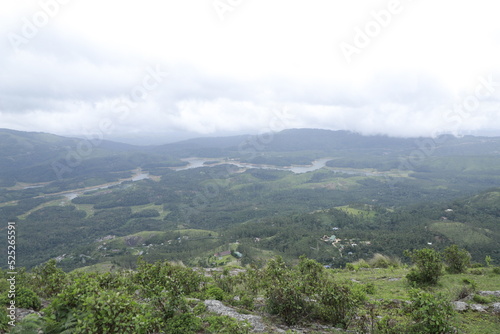 view from the top of the hill