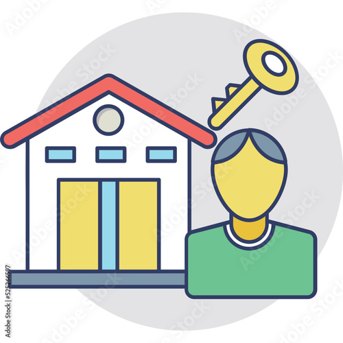 Property Owner Vector Icon