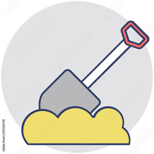 Spade Tool Vector Icon