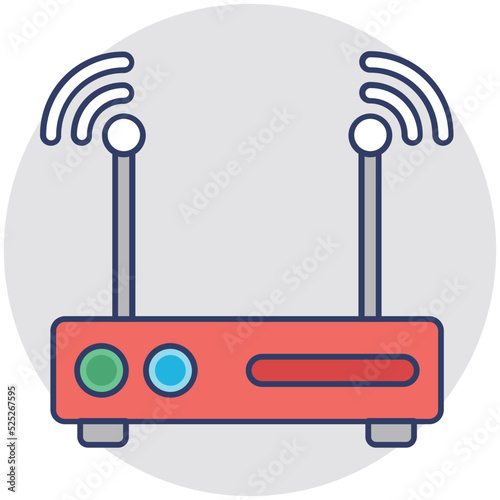 Wifi Router Vector Icon