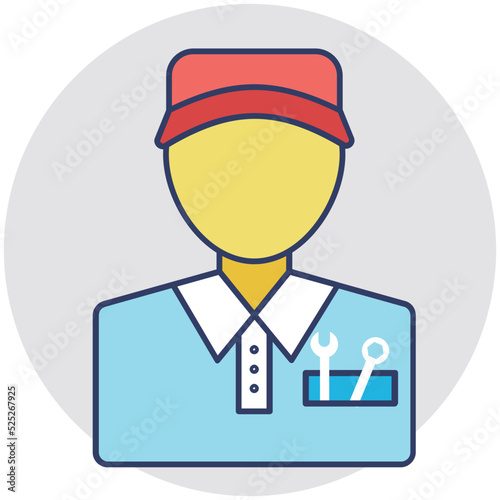 Worker Vector Icon