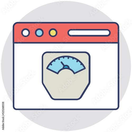 Page Speed Vector Icon