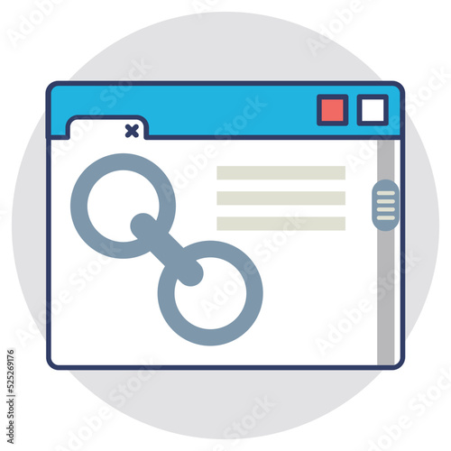 Backlinks Vector Icon
