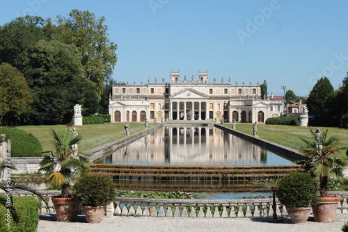 The garden of Villa Pisani at Stra