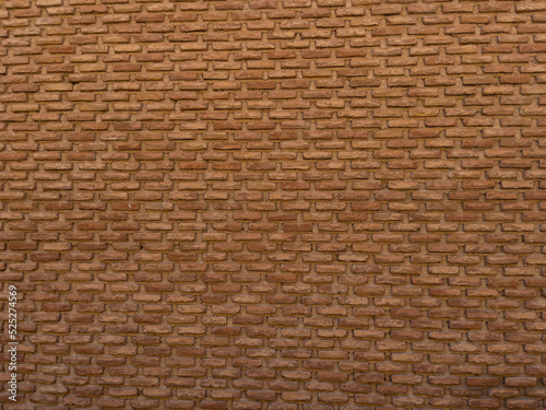 An example of an architecturally beautiful wall made of hard and durable brick