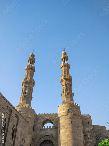 minaret of Bab Zuweila - old Cairo, Egypt