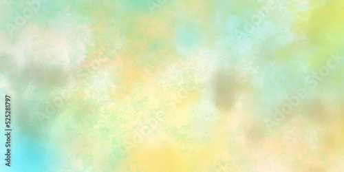 Colorful watercolor background of abstract sunset sky with paint blotches and soft blurred texture.Abstract watercolor drawing on a paper image. grunge texture and backdrop background .>