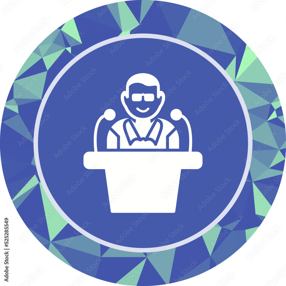 Unique Lecture Vector Icon Unique Lecture Vector Icon