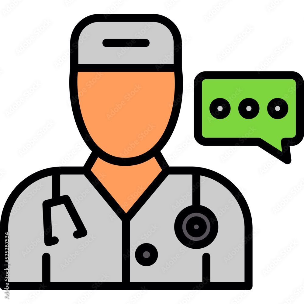 Fototapeta premium Consultation Icon