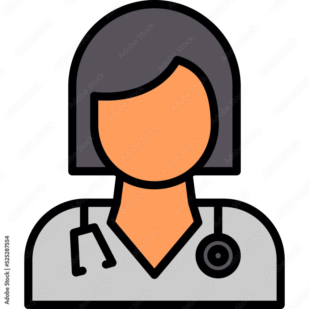 Female Doctor Icon Female Doctor Icon
