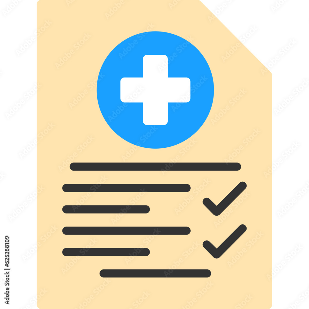 Obraz premium Patient Checklist Icon