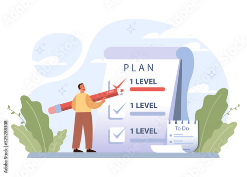 Beginner or newbie concept. New employee starting a career, project or task.