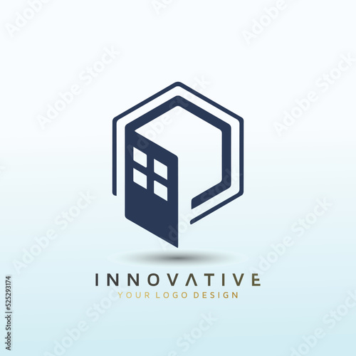 Logo design for a leading real estate platform letter P