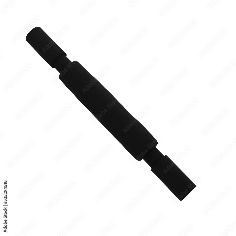 3d illustration of a rollpin icon with a kitchen theme 3d illustration of a rollpin icon with a kitchen theme