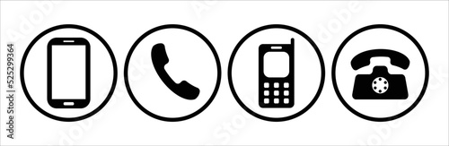 Call icon. Symbol. Sign. Phone icon collection. Call sign. Vector. Vector illustration