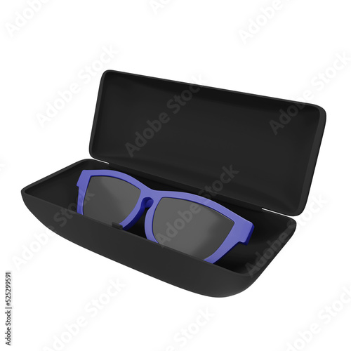 Sunglasses icon Isolated 3d render Illustration