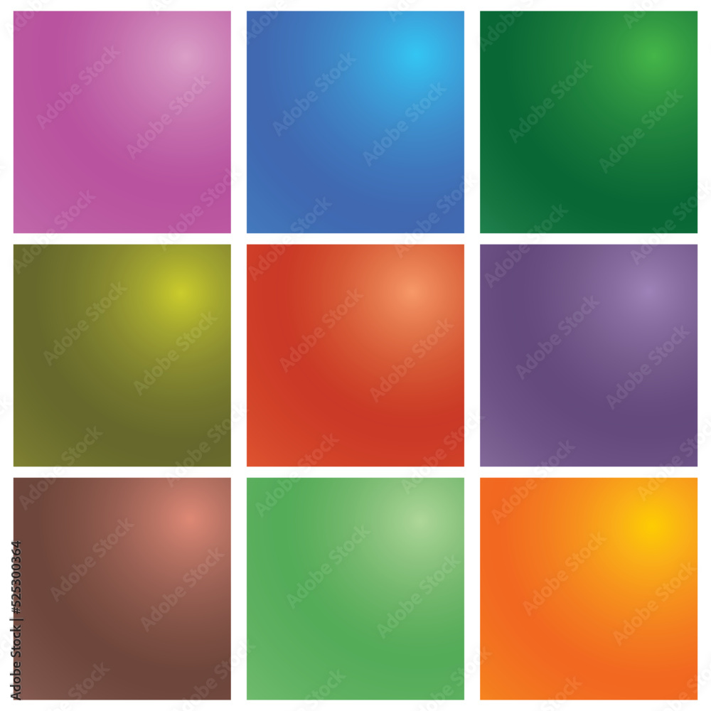 concept vector multicolored blurred background set